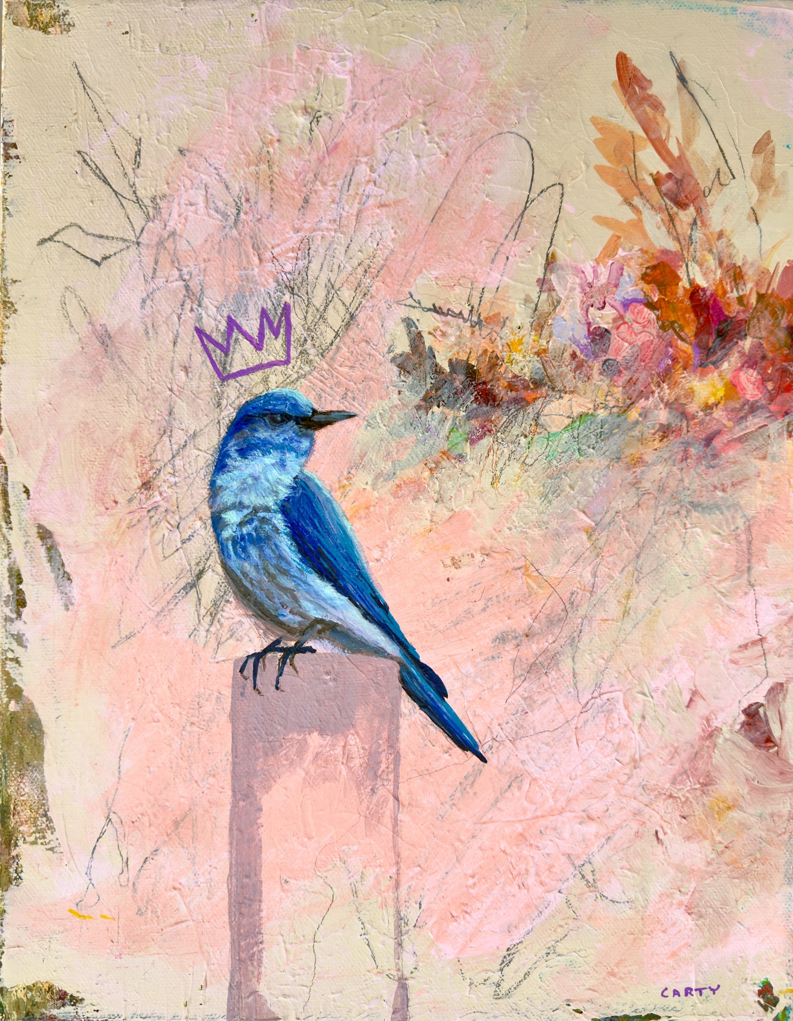 Brooke Screams Into the Void Bird Art Print – Megan Carty | Wall