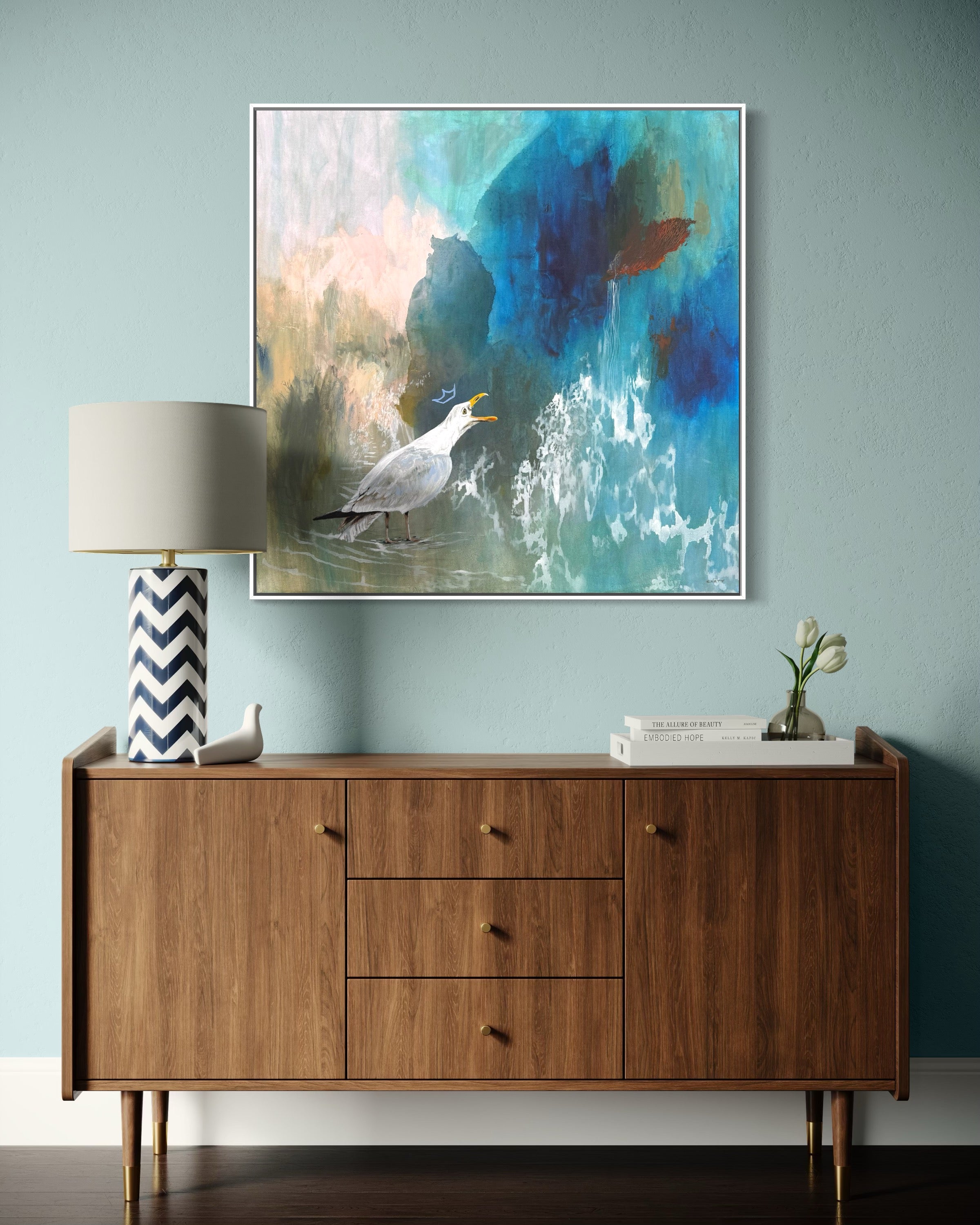 Brooke Screams Into the Void Bird Art Print – Megan Carty | Wall