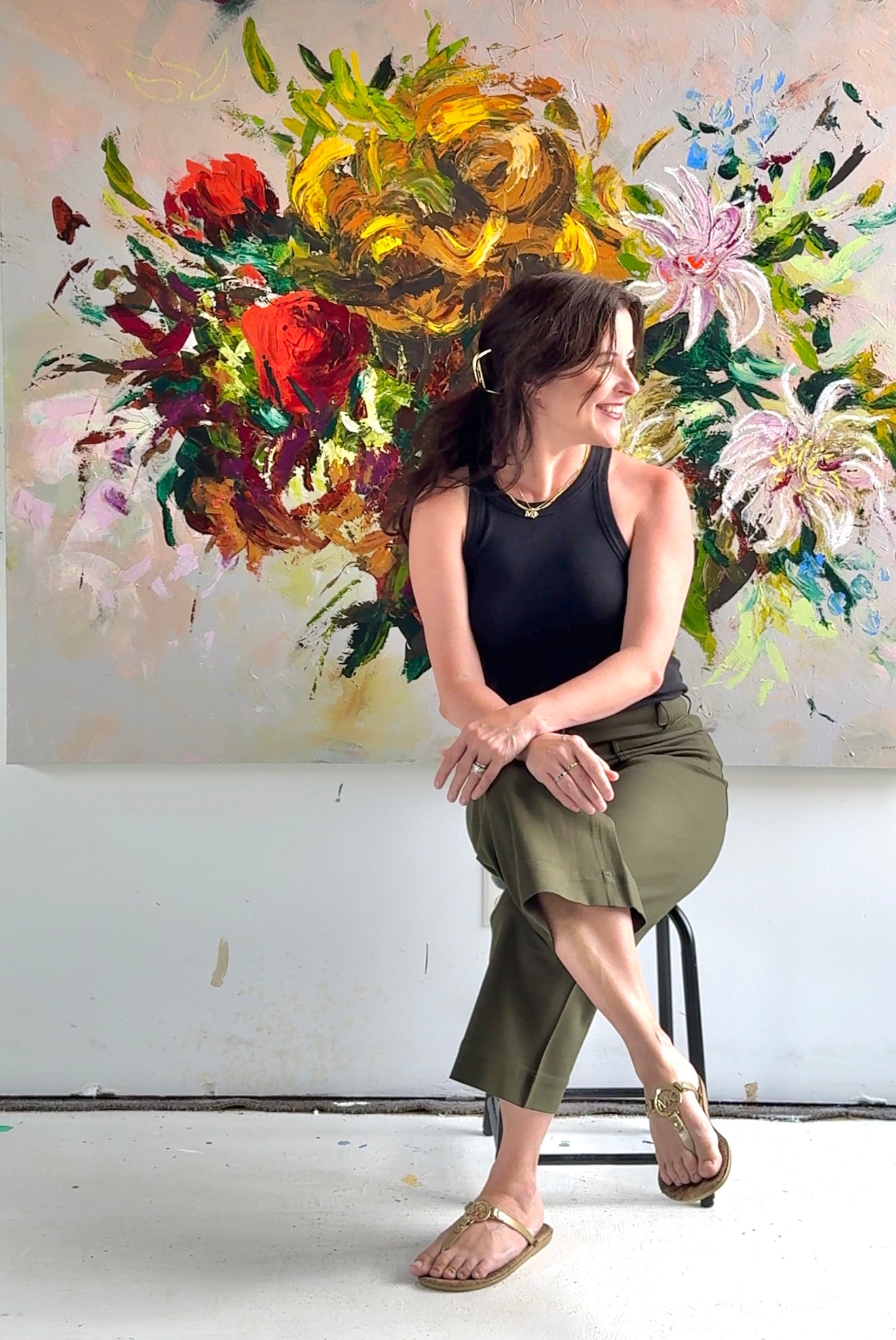 Abstract Floral Paintings – Megan Carty | Wall Art Paintings and