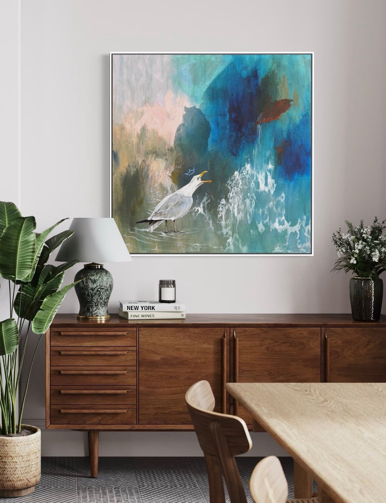 Brooke Screams Into the Void Bird Art Print – Megan Carty | Wall