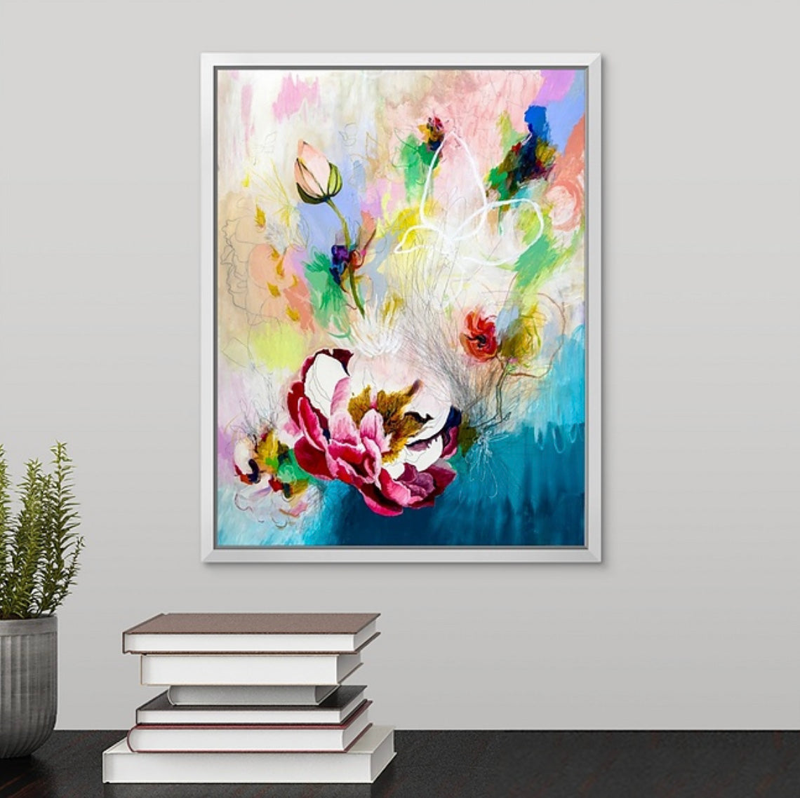 She Stopped Giving Away Her Power | Abstract Floral Print – Megan
