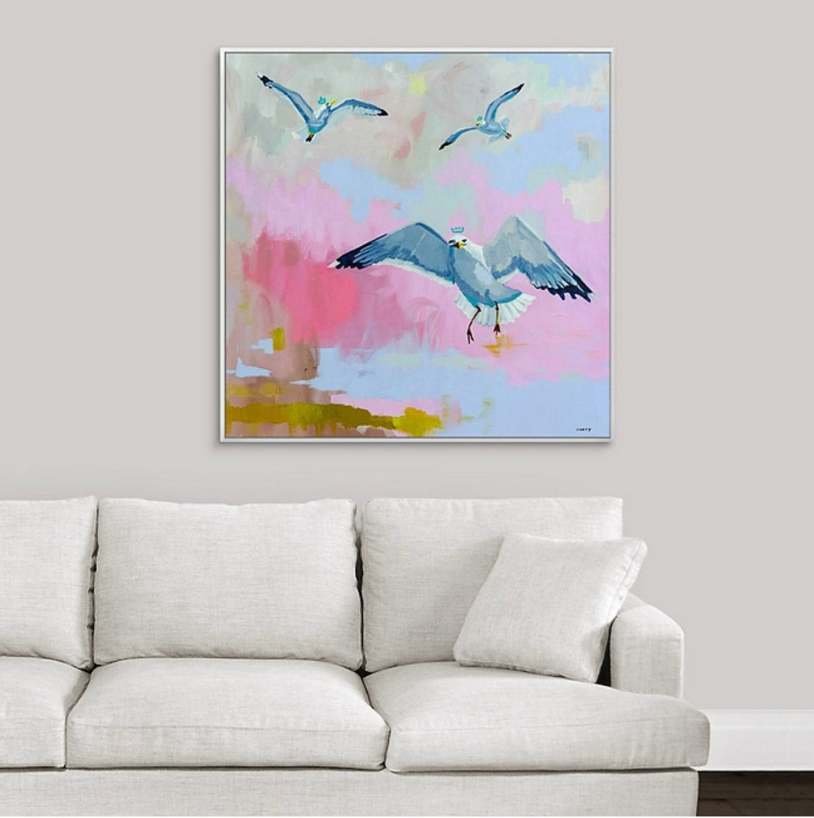 The Jets Take Martha's Vineyard | Bird Art Print – Megan Carty