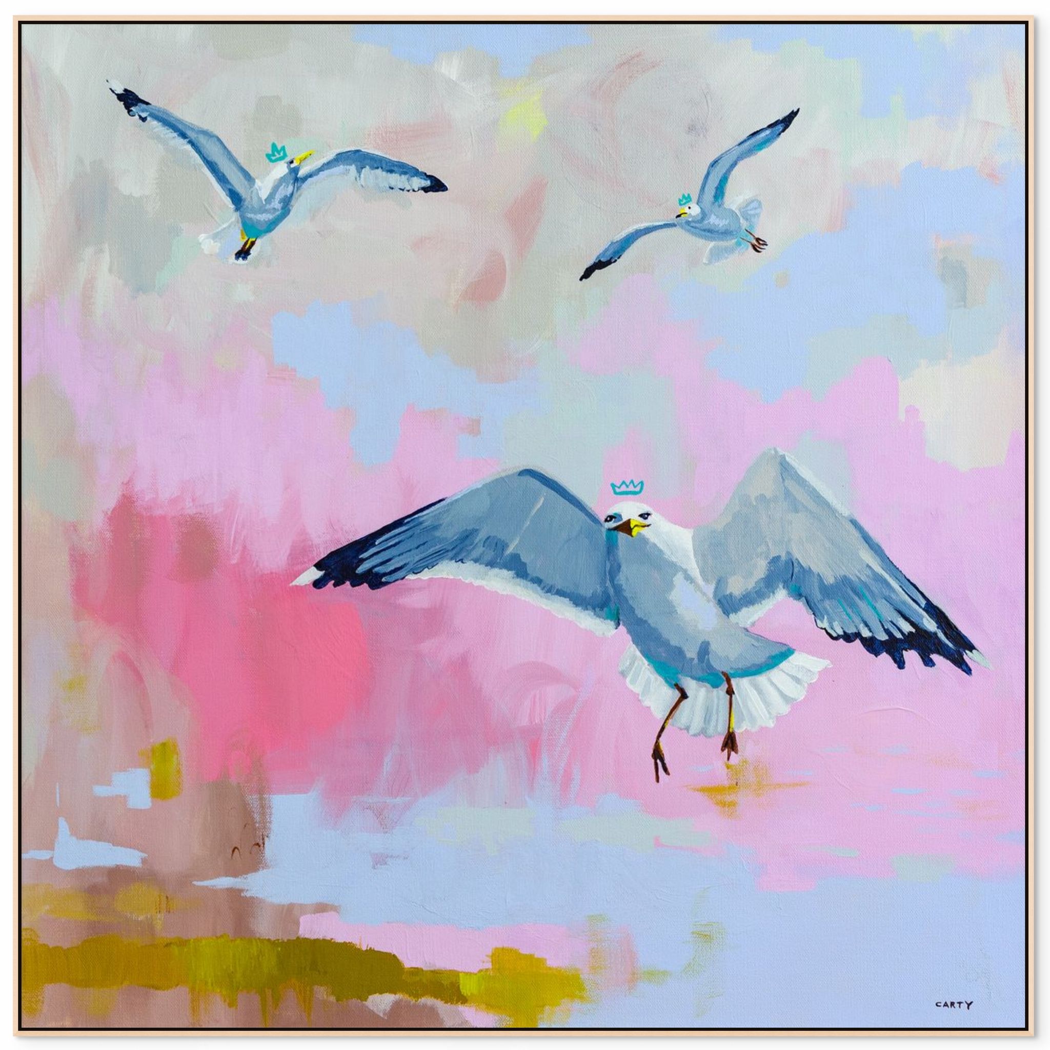 The Jets Take Martha's Vineyard | Bird Art Print – Megan Carty