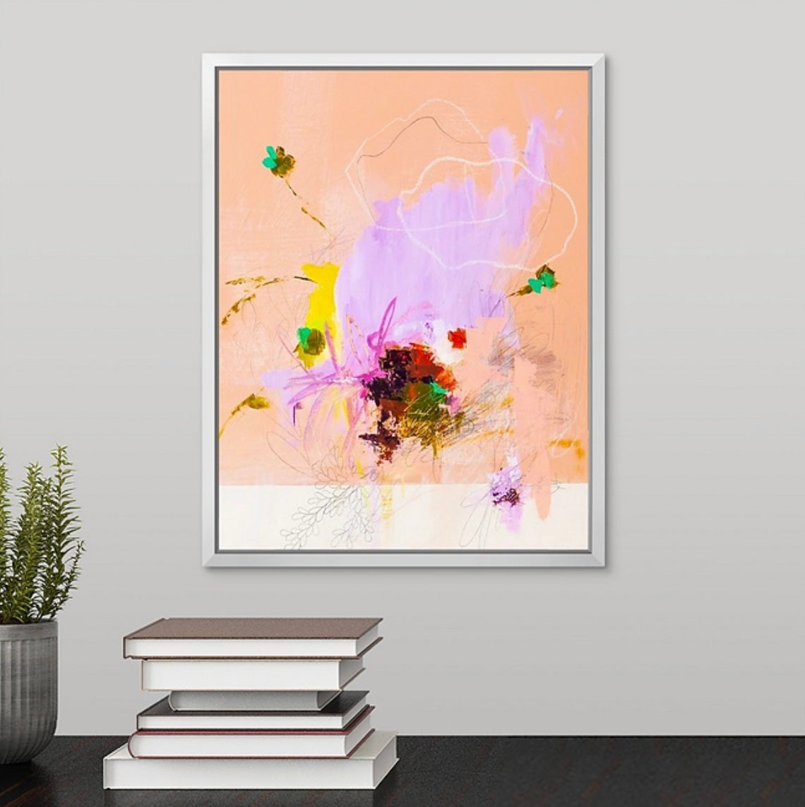 Twenty-Five Selfies and a Stiff Drink | Abstract Art Print – Megan