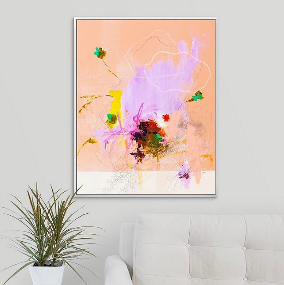 Twenty-Five Selfies and a Stiff Drink | Abstract Art Print – Megan
