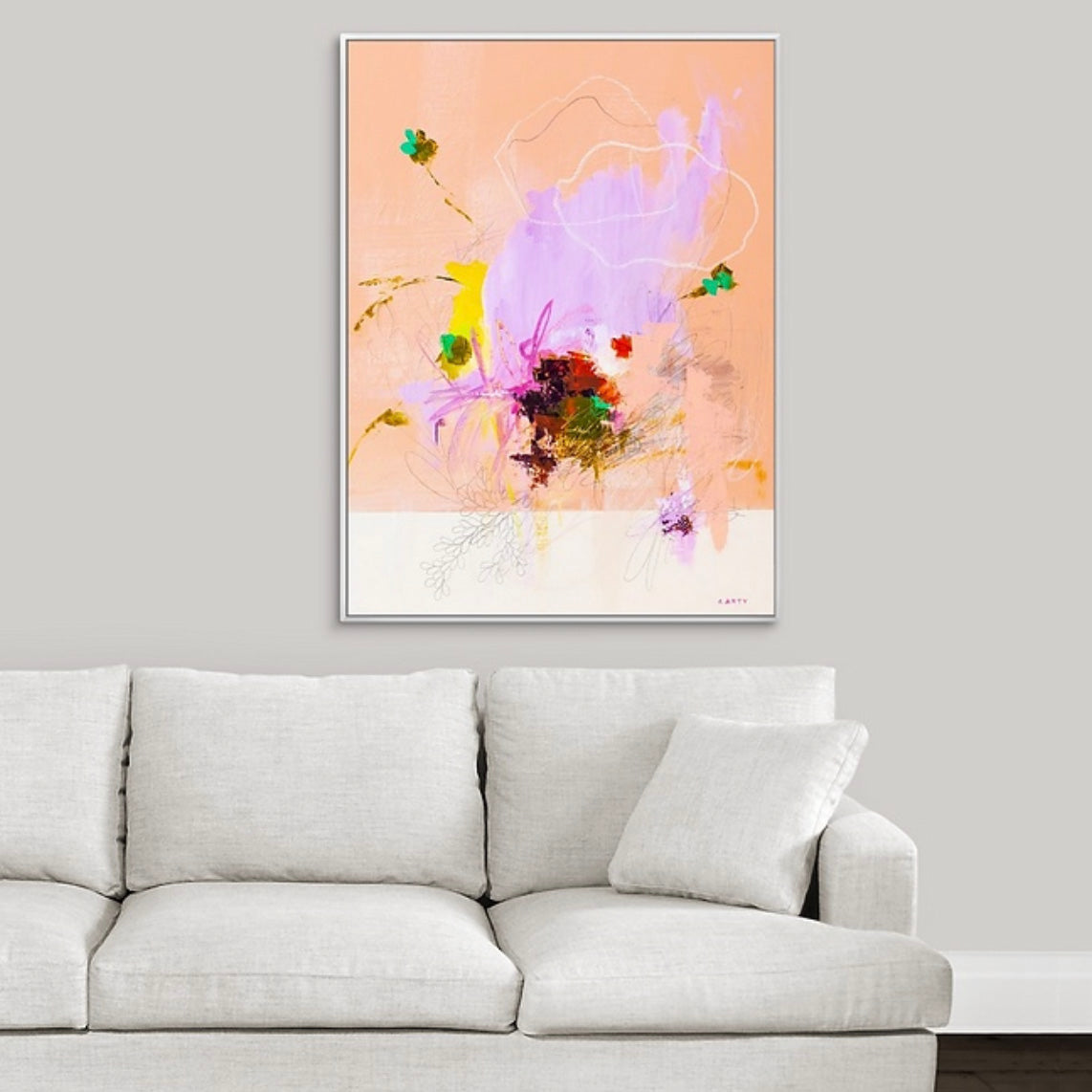 Twenty-Five Selfies and a Stiff Drink | Abstract Art Print – Megan